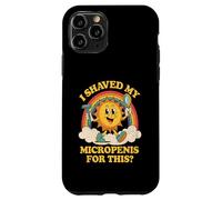 Me afeité mi micropene, Retro vergonzoso pequeño pene Sol Carcasa para iPhone 11 Pro