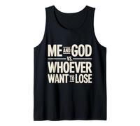 Me and God VS Whoever Want To Lose Fe Religión - Camiseta sin Mangas