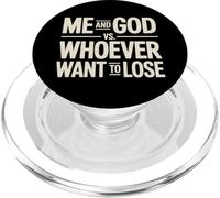 Me and God VS Whoever Want To Lose Fe Religión - PopSockets PopGrip para MagSafe