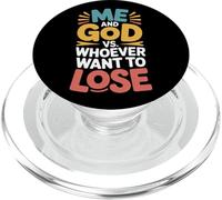 Me and God VS Whoever Want To Lose Fe Religión - PopSockets PopGrip para MagSafe