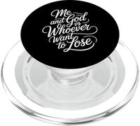 Me and God VS Whoever Want To Lose Fe Religión - PopSockets PopGrip para MagSafe