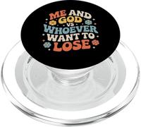 Me and God VS Whoever Want To Lose Fe Religión - PopSockets PopGrip para MagSafe