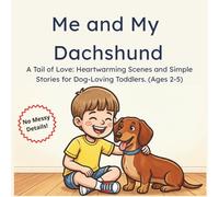 Me and My Dachshund: A Tail of Love: Heartwarming Scenes and Simple Stories for Dog-Loving Toddlers. (Ages 2-5) (Me and My Dog: Personalized Breed Coloring Books)