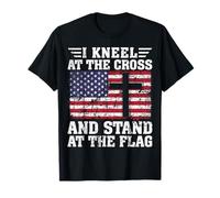 Me arrodillé en la Cruz y me paro en la Bandera Camiseta