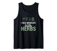 Me automedico con hierbas Impresionante herbolario de salud holística Camiseta sin Mangas