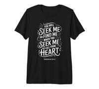 Me buscarás y me encontrarás Jeremías 29:13 Misticismo bíblico Camiseta Premium