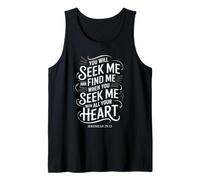 Me buscarás y me encontrarás Jeremías 29:13 Misticismo bíblico Camiseta sin Mangas