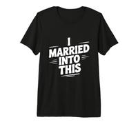 Me casé con Este Divertido Humor Familiar para cónyuges Camiseta Premium