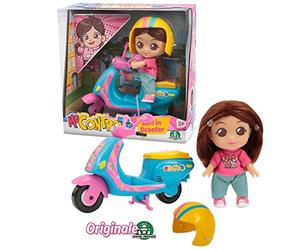 Me Contro Te - Giochi Preziosi Mini Doll 12 cm Sofi in Scooter, Multicolor, MEC29000