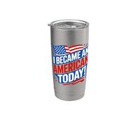 Me convertí en ciudadano estadounidense hoy Vaso térmico de acero inoxidable de doble pared