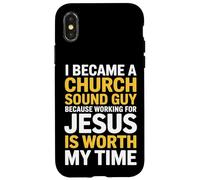 Me convertí en un ingeniero de audio chico de sonido de la iglesia Carcasa para iPhone X/XS