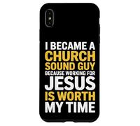 Me convertí en un ingeniero de audio chico de sonido de la iglesia Carcasa para iPhone XS Max