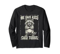 Me Dais Asco Casi Todos Divertido Mapache Sarcasmo Manga Larga
