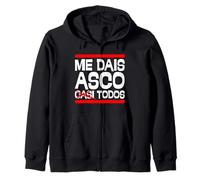 Me Dais Asco Casi Todos Frase Humor Divertido y Sarcástico Sudadera con Capucha