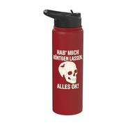 Me dejo x -ray todo ok pájaro en mi cabeza Stainless Steel Insulated Water Bottle