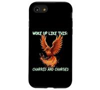 Me desperté así: carbonizado y cargado, renacimiento de Phoenix Carcasa para iPhone SE (2020) / 7 / 8