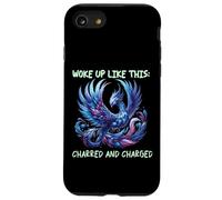 Me desperté así: carbonizado y cargado, renacimiento de Phoenix Carcasa para iPhone SE (2020) / 7 / 8
