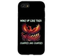 Me desperté así: carbonizado y cargado, renacimiento de Phoenix Carcasa para iPhone SE (2020) / 7 / 8