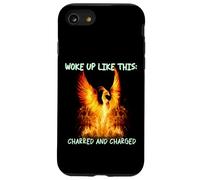Me desperté así: carbonizado y cargado, renacimiento de Phoenix Carcasa para iPhone SE (2020) / 7 / 8