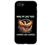 Me desperté así: carbonizado y cargado, renacimiento de Phoenix Carcasa para iPhone SE (2020) / 7 / 8