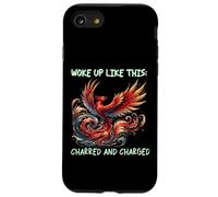 Me desperté así: carbonizado y cargado, renacimiento de Phoenix Carcasa para iPhone SE (2020) / 7 / 8