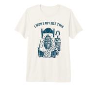 Me Desperté así Kafka Metamorfosis Literatura Humor Camiseta Premium