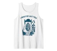 Me Desperté así Kafka Metamorfosis Literatura Humor Camiseta sin Mangas