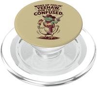 Me desperté sintiéndose Confundido con la Rana Yeehaw PopSockets PopGrip para MagSafe