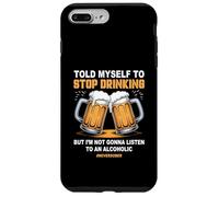Me Dije a mí Mismo Que dejara de Beber Broma Alcohólico NeverSober Carcasa para iPhone 7 Plus/8 Plus