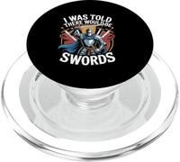 Me dijeron Que habría Caballero Espadas PopSockets PopGrip para MagSafe