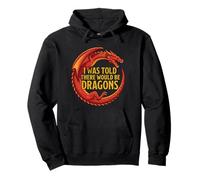 Me dijeron Que habría Dragones Funny REN Faire Sudadera con Capucha