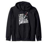 Me dijeron Que habría Espadas Humor Sudadera con Capucha