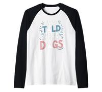 Me dijeron que habría perros sarcástico amante divertido Camiseta Manga Raglan