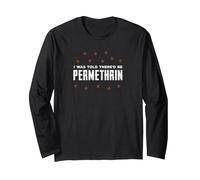 Me dijeron Que habría Repelente de permetrina Manga Larga, Unisex para Adultos, Negro, XXL