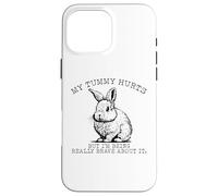 Me Duele la Barriga, Pero Estoy Siendo Muy Valiente al respecto, Conejito Carcasa para iPhone 16 Pro MAX