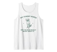 Me Duele la Barriga, Pero Estoy Siendo Muy Valiente al respecto, Mapache Camiseta sin Mangas