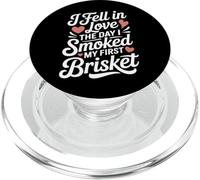 Me enamoré el día que fumé carne PopSockets PopGrip para MagSafe