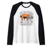 ME Encanta A MI PERIOSA SOLDORNADA Que NO Puede Salir DE LA Cama MAÑANAS Camiseta Manga Raglan