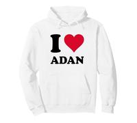 Me Encanta Adan Sudadera con Capucha