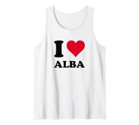 Me encanta Alba Camiseta sin Mangas