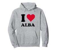 Me encanta Alba Sudadera con Capucha