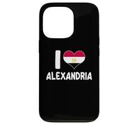 Me Encanta Alexandria Heart Design Patriotic Egyptian Pride Carcasa para iPhone 13 Pro