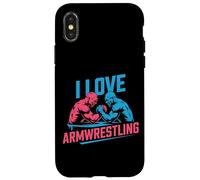 Me Encanta Armwrestling Enthusiast Pride Carcasa para iPhone X/XS