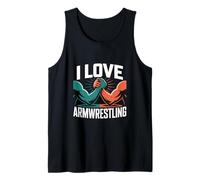 Me Encanta Armwrestling Strength Challenge Camiseta sin Mangas