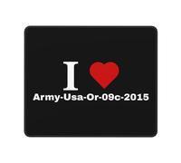 Me Encanta Army-Usa-Or-09C-2015 Alfombrilla De Escritorio Portátil Alfombrilla De Ratón Bordes Cosidos Mousepad para Oficina Hogar Ordenador 25X30Cm