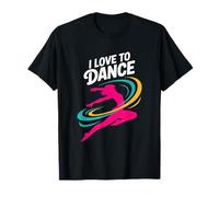 Me encanta bailar un espíritu energético vibrante Camiseta