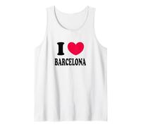 Me encanta Barcelona Camiseta sin Mangas
