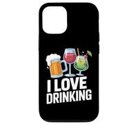 Me encanta beber cerveza artesanal y cócteles de vino Carcasa para iPhone 12/12 Pro