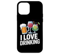 Me encanta beber cerveza artesanal y cócteles de vino Carcasa para iPhone 12 mini