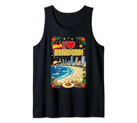 Me Encanta Benidorm, España, Vacaciones en la Playa, Viaje y Recuerdo Camiseta sin Mangas